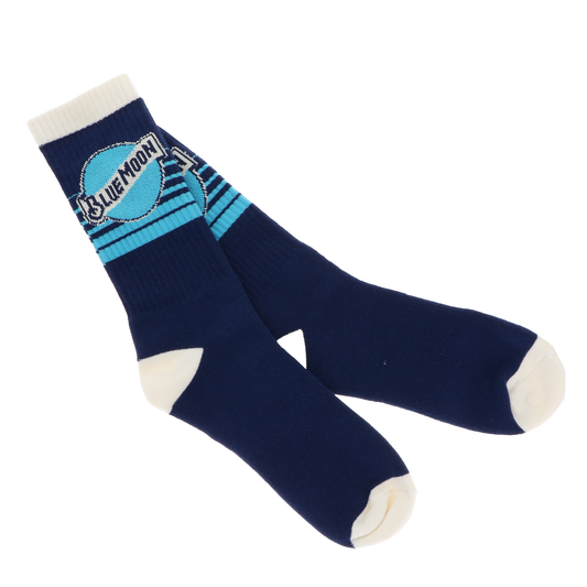Blue Moon Logo Socks