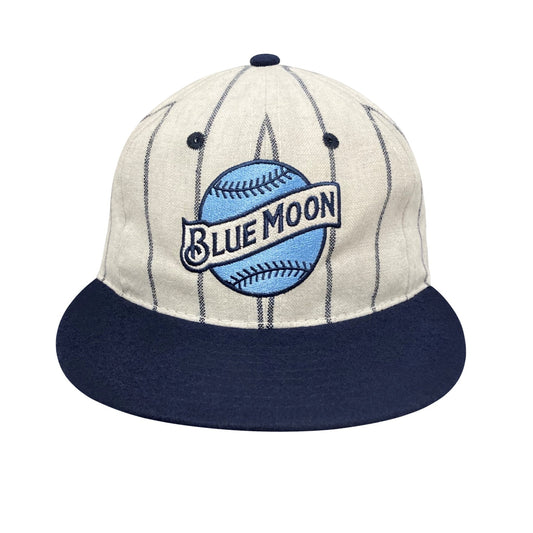 Blue Moon x Ebbets 6-panel Pinstripe Wool Cap