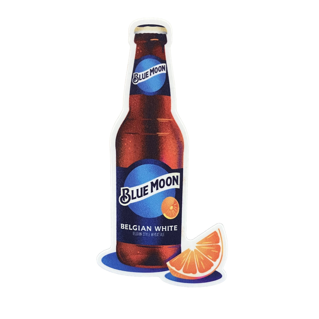 Bottle with Orange Sticker