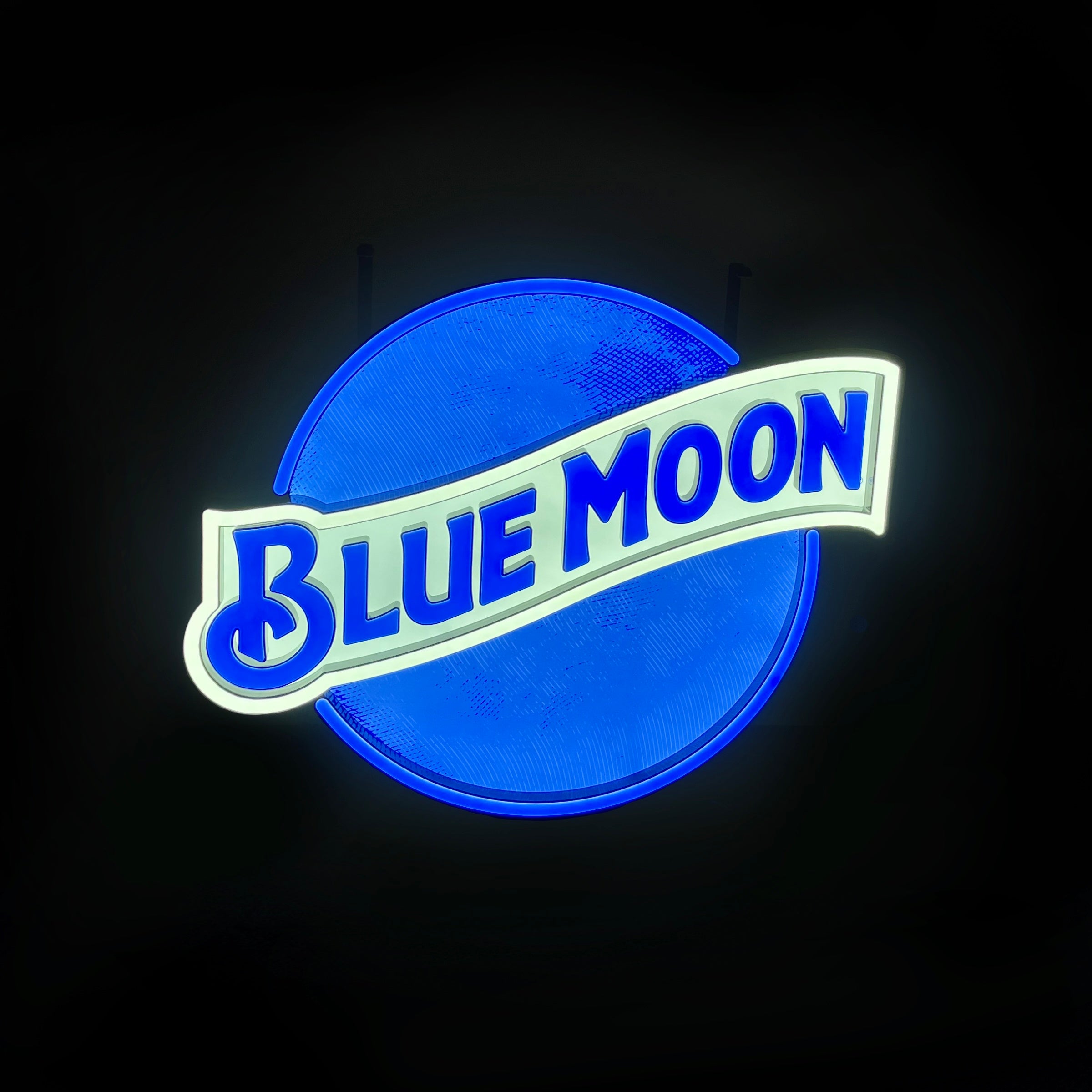 Full Moon LED Sign – Blue Moon Shop