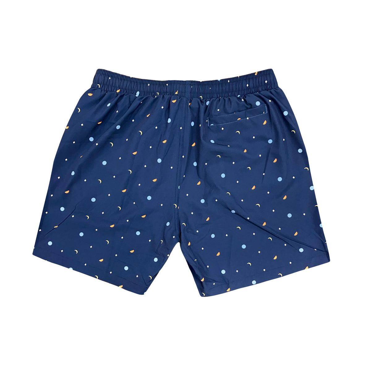 Patterned Swim Trunks