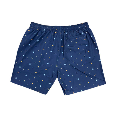 Patterned Swim Trunks